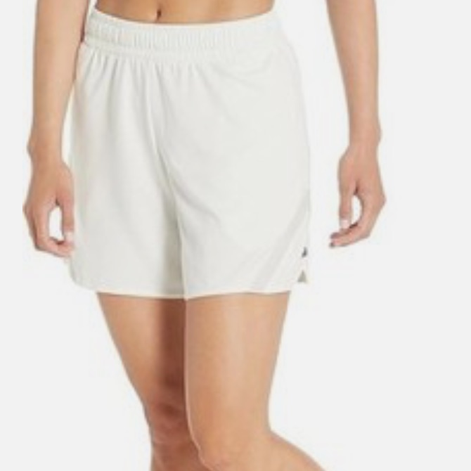 Adidas Women's Select 6” Basketball Shorts, Off White/Tan